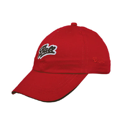 Side view of street script baseball cap casual streetwear style