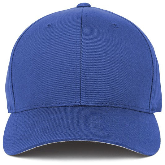 Front View Of Navy Custom Cap
