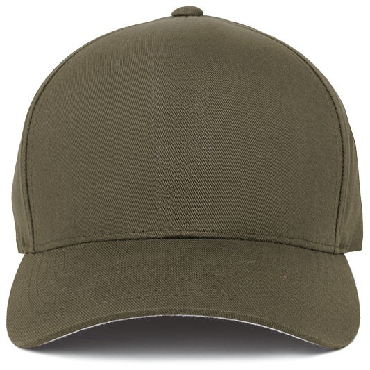 Front View Of Brown Custom Cap