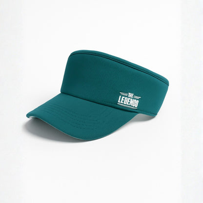 Side view of Emerald Green Legends Sport Visor Cap 