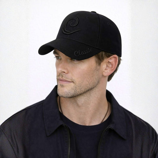Classic Caps Obsidian Monogram Baseball Cap