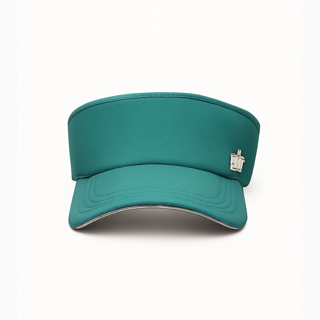 Front view of Emerald Green Legends Sport Visor Cap
