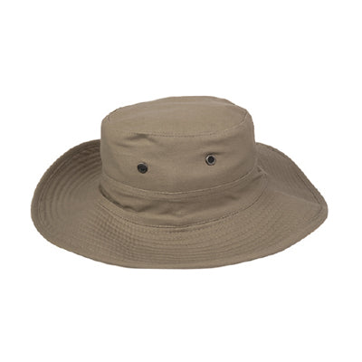 Back view of explorer hat with adjustable chin strap and comfortable fit