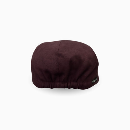 Back view of maroon cotton Tokyo cap with comfortable fit and casual design
