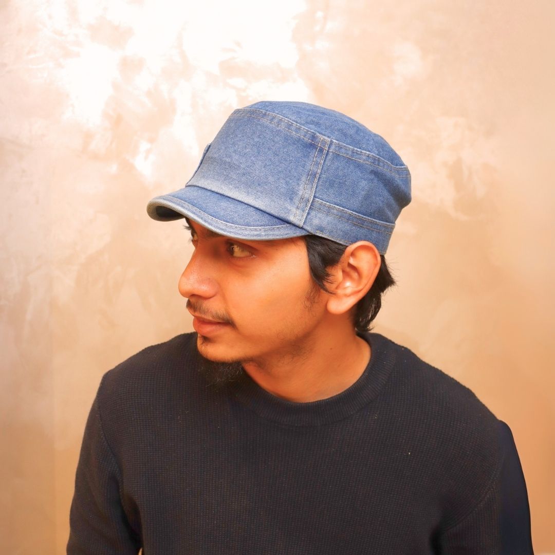 Casual Canvas Military-Style Cap - Image 7
