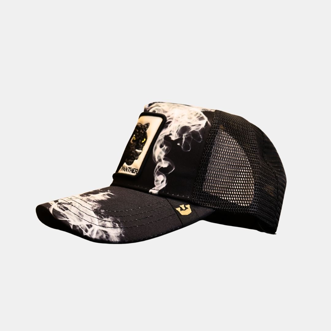 Panther Smoke Graphic Trucker Cap - Image 2