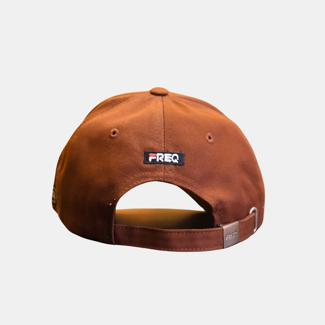 FREQ Embroidered Beige Baseball Cap - Image 7